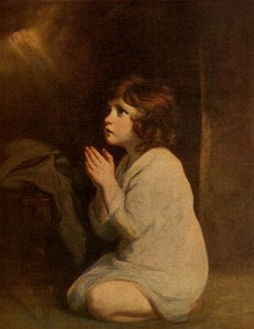A child praying
