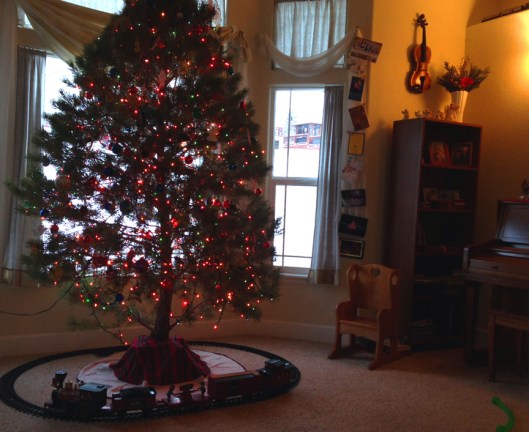 Christmas tree still standing on Jan. 4